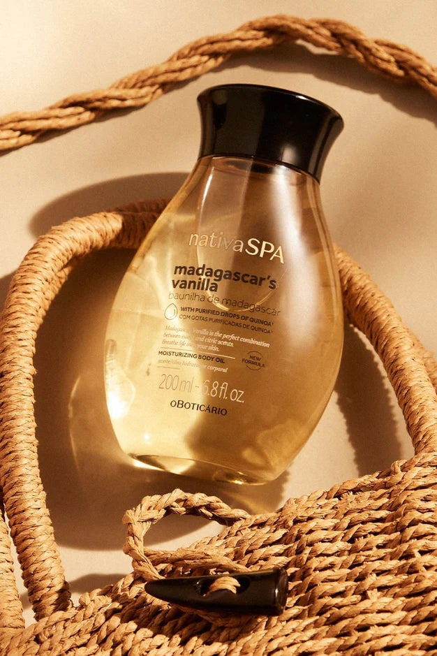 Nativa Spa Madagascar's Vanilla Body Oil, 250ml | 8.4 fl.oz