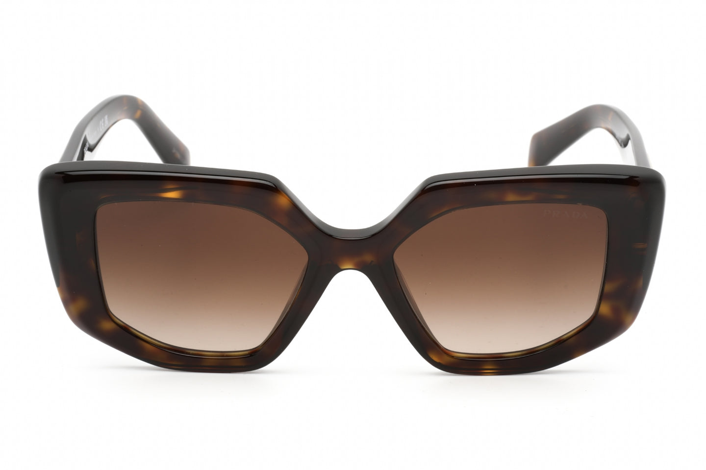 Prada 0PR 14ZS Sunglasses Tortoise / Brown Gradient