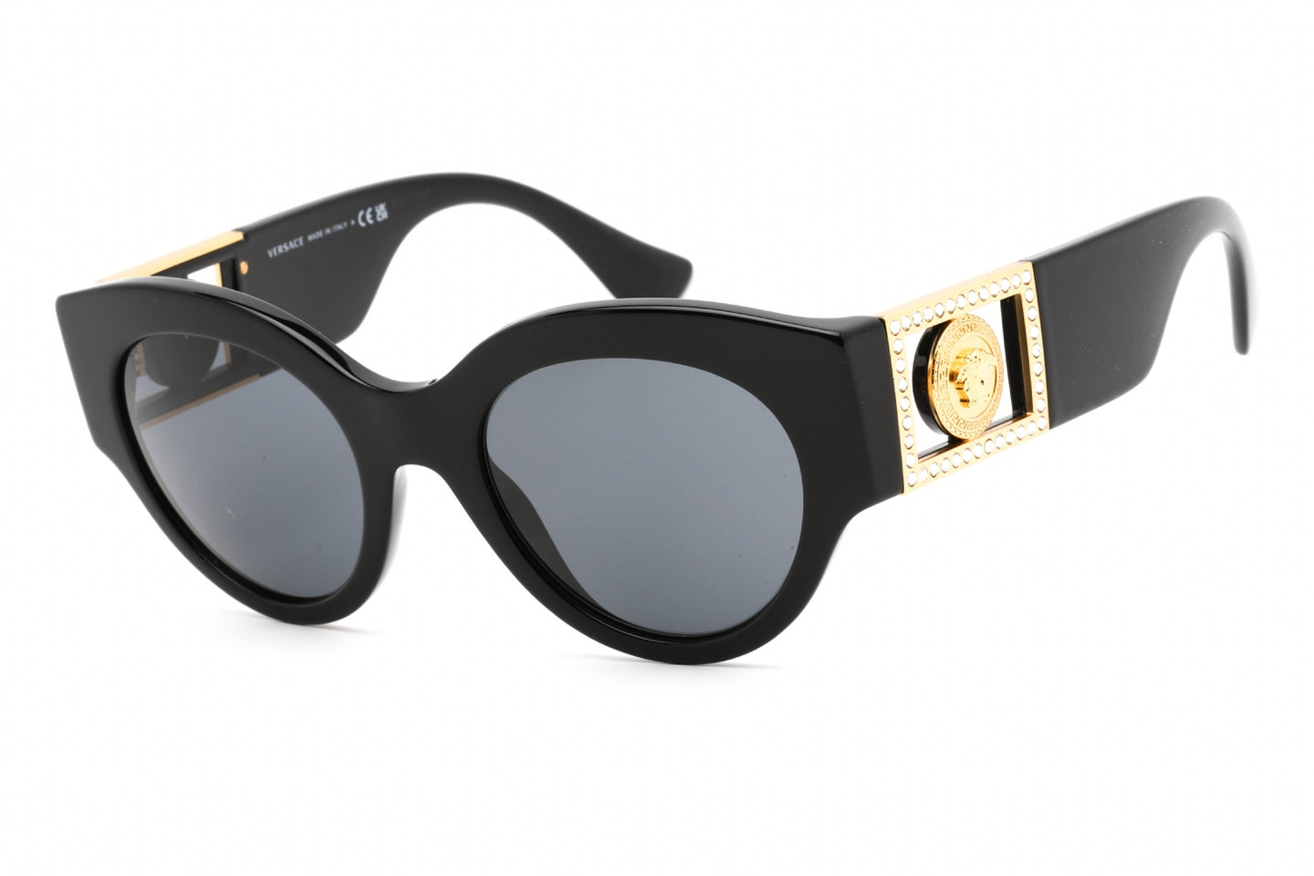 Versace VE4438B Sunglasses Black / Grey