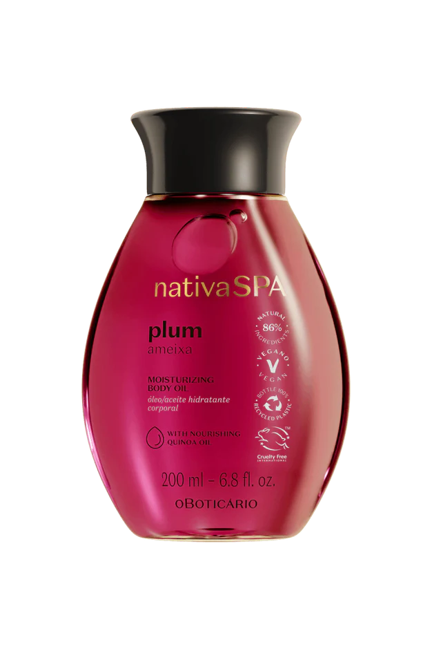 Nativa Spa Plum Body Oil, 200ml | 8.4 fl.oz